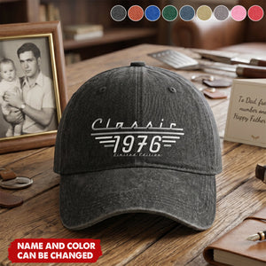 Classic Limited Edition - Personalized Cap, Gift For Him, Dad, Husband, Grandpa