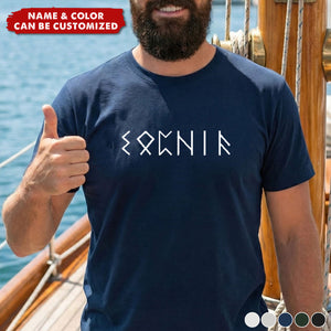 Name In Runes Viking - Personalized Shirt