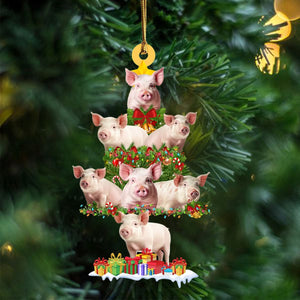 Pig Christmas Ornament - Perfect Gift For Pig Lovers
