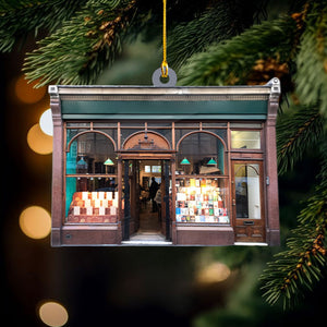 Bookstore Christmas Ornament, Perfect Gift For Book Lovers