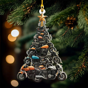 Motorcycles Christmas Tree Ornament, Gift for Motorcycles Lovers