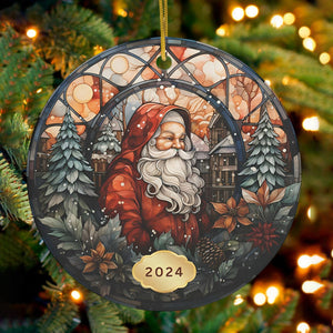 Dated Christmas 2024 Ornament Holiday Gift Idea, Heirloom Keepsake
