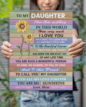 You Are My Sunshine - Best Gift For Daughter Poster