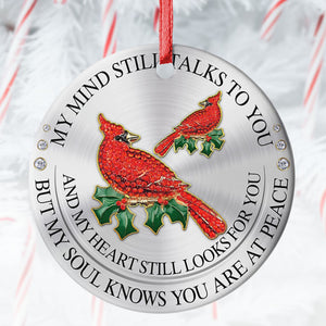 Cardinal Circle Ornament -Perfect Gift For Your Family