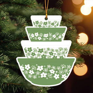 Mixing Bowl Stack Christmas Ornaments