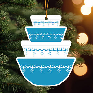 Mixing Bowl Stack Christmas Ornaments