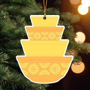 Mixing Bowl Stack Christmas Ornaments