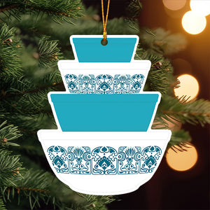 Mixing Bowl Stack Christmas Ornaments