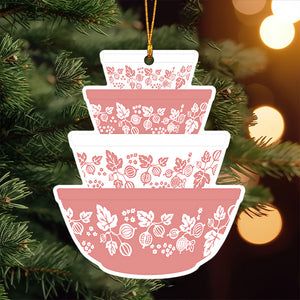 Mixing Bowl Stack Christmas Ornaments