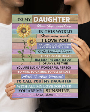 You Are My Sunshine - Best Gift For Daughter Poster