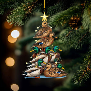 Mallard Duck Tree Christmas Ornament - Hunting Duck Ornament