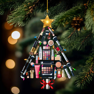 Makeup Artist Christmas Tree Ornament, Beauty Influencer Gift