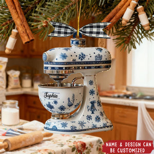 Baking Mixer - Personalized Acrylic Ornament, Christmas Gift For Bakers, Cooking Lovers