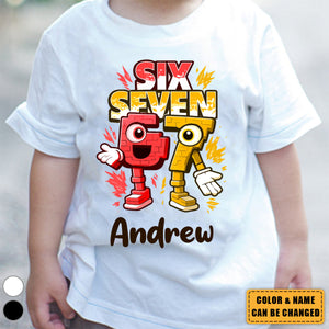 Brainrot Six Seven Kid Gaming - Personalized Shirt