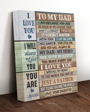 I Will Always Love You - Special Gift For Dad Poster