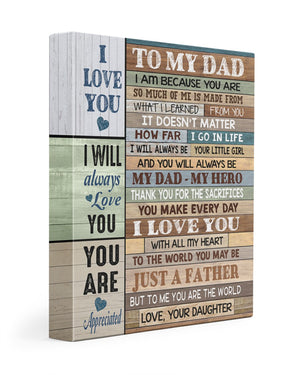 I Will Always Love You - Special Gift For Dad Poster