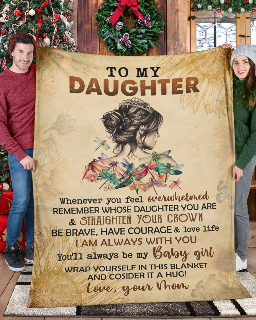 To my Daughter Fleece Blanket FORMRY