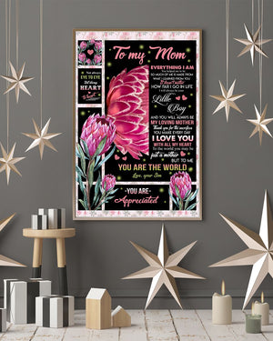 You Are The World - Best Gift For Mom Vertical Poster