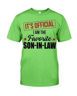 It's Official I Am The Favorite Son-in-law - Lovely Gift For Son-in-law Classic T-Shirt