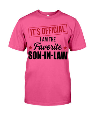 It's Official I Am The Favorite Son-in-law - Lovely Gift For Son-in-law Classic T-Shirt