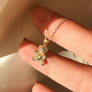 Dad To Daughter | Bear Heart Necklace