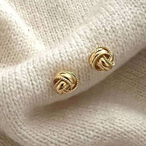 Eternal Knot Stud Earrings