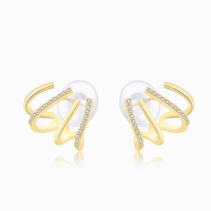 To My Granddaughter, Sparkle Every Day Crystal Earrings