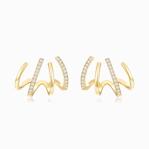 To My Granddaughter, Sparkle Every Day Crystal Earrings