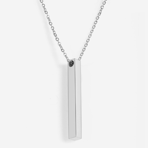 To My Son Pillar Bar Necklace