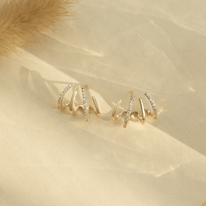 To My Granddaughter, Sparkle Every Day Crystal Earrings