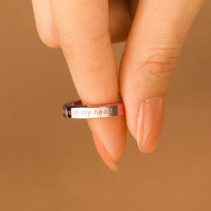 To My Daughter Always in My Heart Band Ring