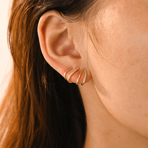 To My Granddaughter, Sparkle Every Day Crystal Earrings