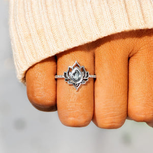 For Granddaughter No Mud No Lotus Ring