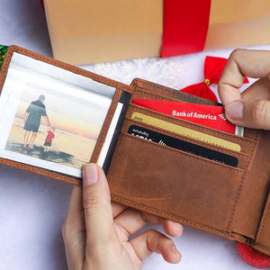 Dad To Son - You Will Never Lose - Top-grain Leather Wallet