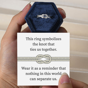 Nothing Can Separate Us Knot Ring