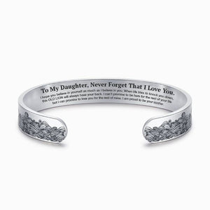 To My Daughter Proud of You Love Mother Bracelet