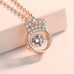 To My Badass Daughter - Crown Dance Necklace