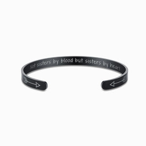 Not Sisters By Blood, But Sisters By Heart Bracelet