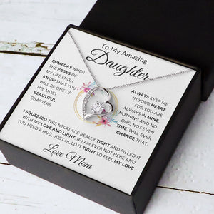 To My Amazing Daughter | Love Mom | FL Necklace