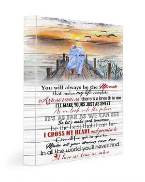 I CROSS MY HEART Vertical Poster