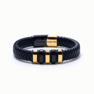 TO MY GRANDSON "A BOND CAN NEVER BE BROKEN" BOND BRACELET