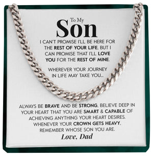 To My Son | "Rest of My Life" | Cuban Neck Chain