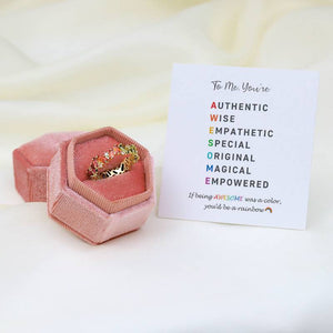 RAINBOW PIECES RING