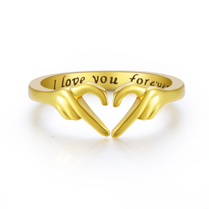 To My Beautiful Daughter, I Love You Forever Ring