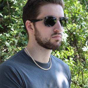 To my Son - Stand tall from Mom - Cuban Link Chain