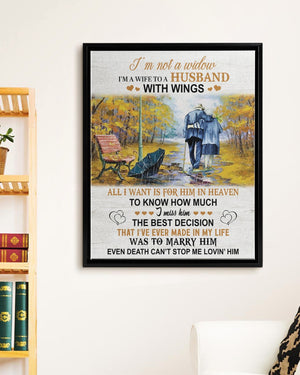 I'm A Wife To A Husband With Wings Poster