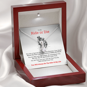 To My Ride or Die Gift Necklace