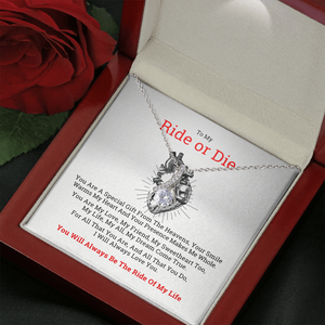 To My Ride or Die Gift Necklace
