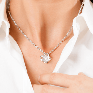 Granddaughter Necklace | Birthday Gift | College Gift | Wedding Gift | Love Knot Necklace