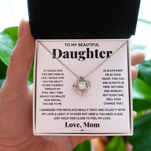 Always In My Heart -  Love Knot Necklace